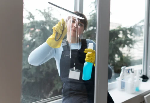 Nettoyage de vitres intérieures et extérieures à Saint-Dizier-les-Domaines